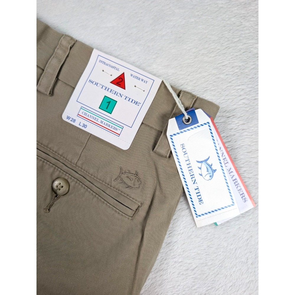 Southern Tide Channel‎ Marker Pant Mens 28/30 Beige Khaki Chinos Stretch NWT